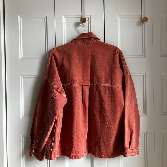 Zara Workwear Pink/Salmon Jacket - Picture 4 of 4